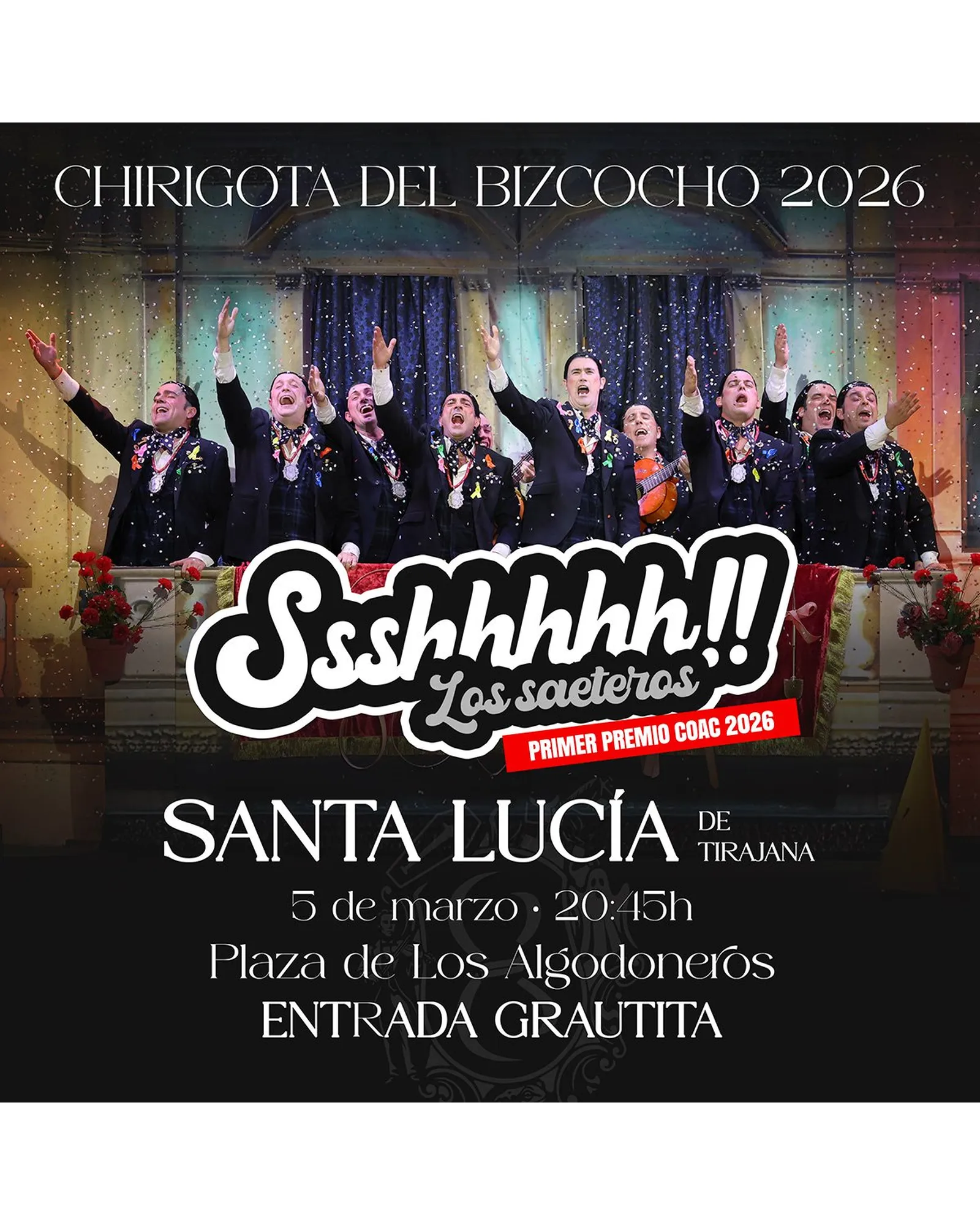 Cartel de «Ssshhhhh!!» en Santa Lucía de Tirajana (Gran Canaria)
