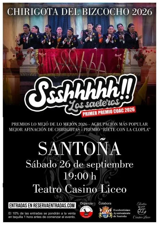 Cartel de «Ssshhhhh!!» en Santoña (Cantabria)