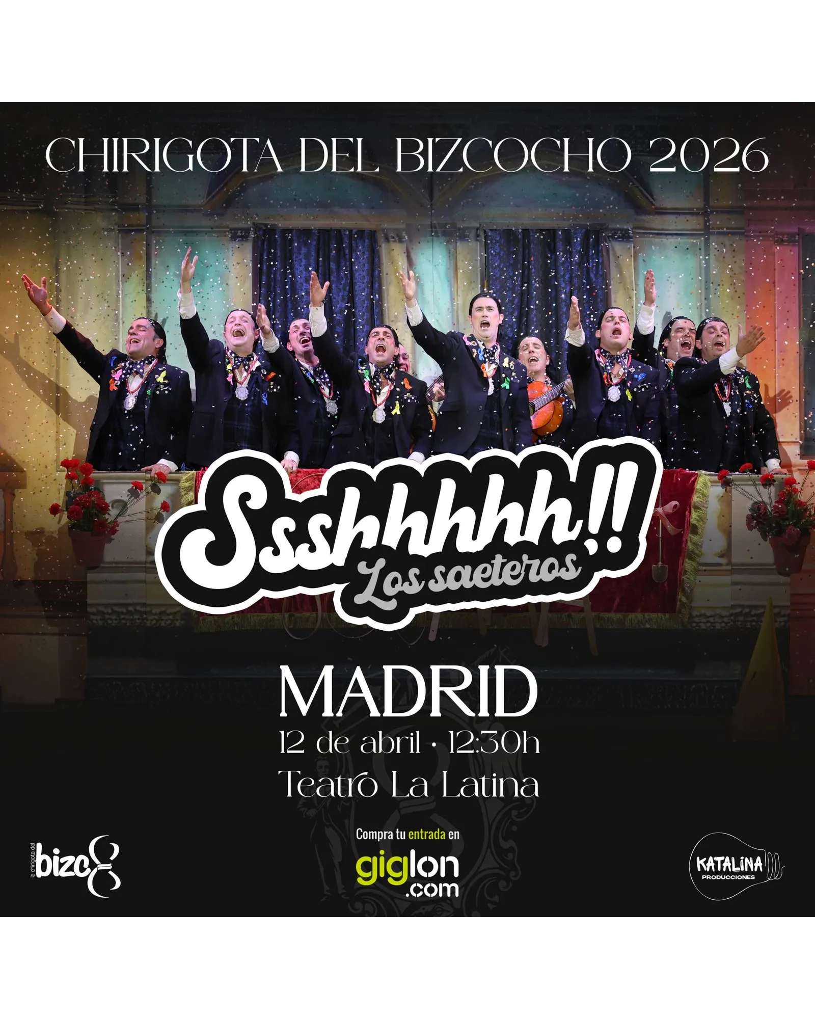 Cartel de «Ssshhhhh!!» en Madrid