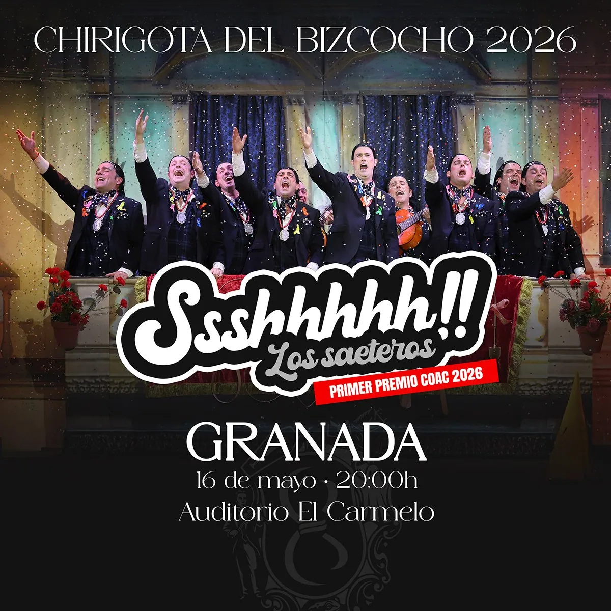 Cartel de «Ssshhhhh!!» en Granada