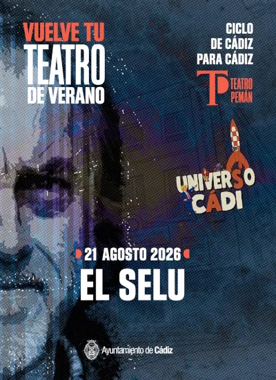 Cartel de "Universo Cádi" en Cádiz