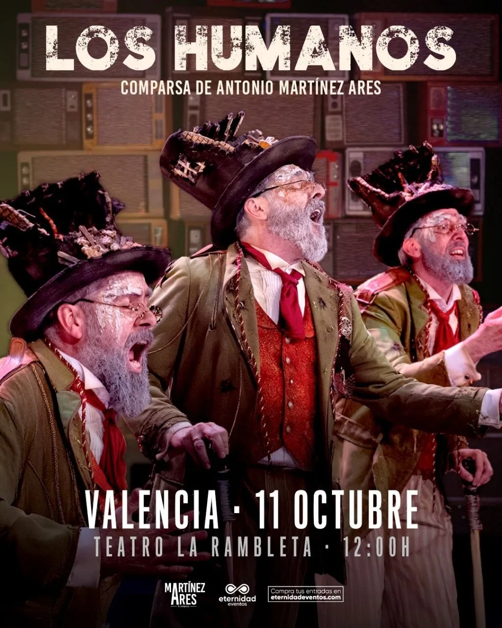 Cartel de "Los Humanos" en Valencia