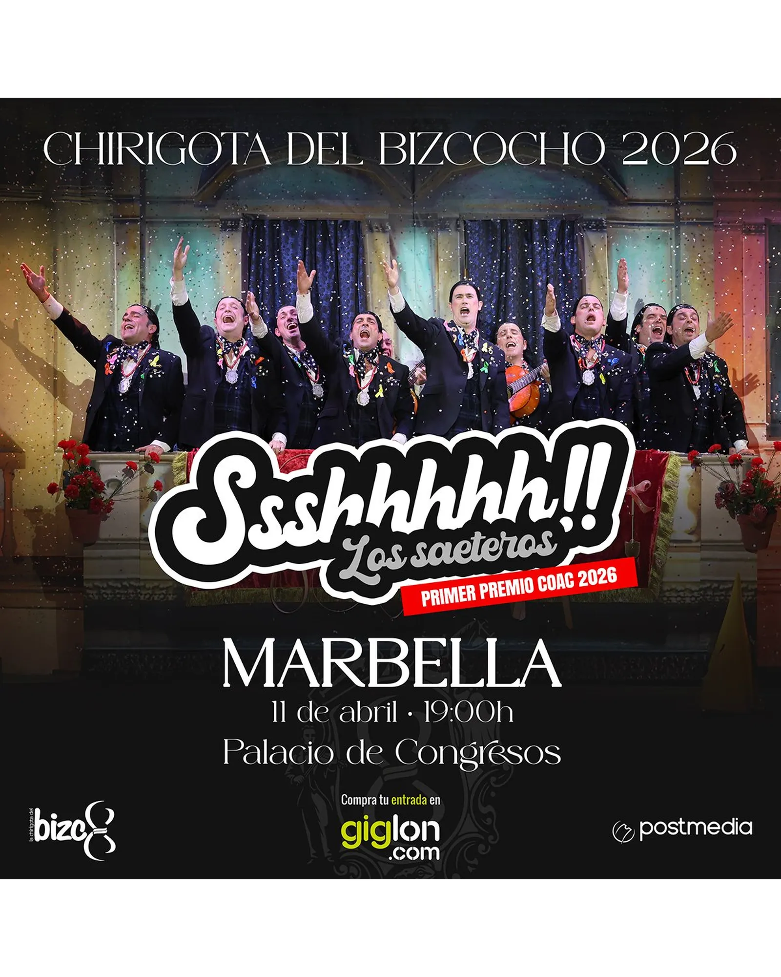 Cartel de «Ssshhhhh!!» en Marbella