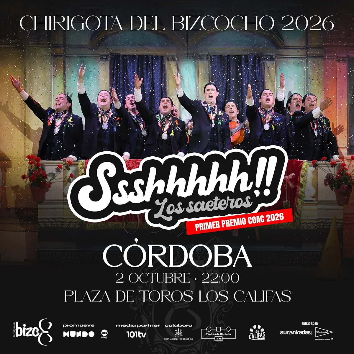 Cartel de «Ssshhhhh!!» en Córdoba