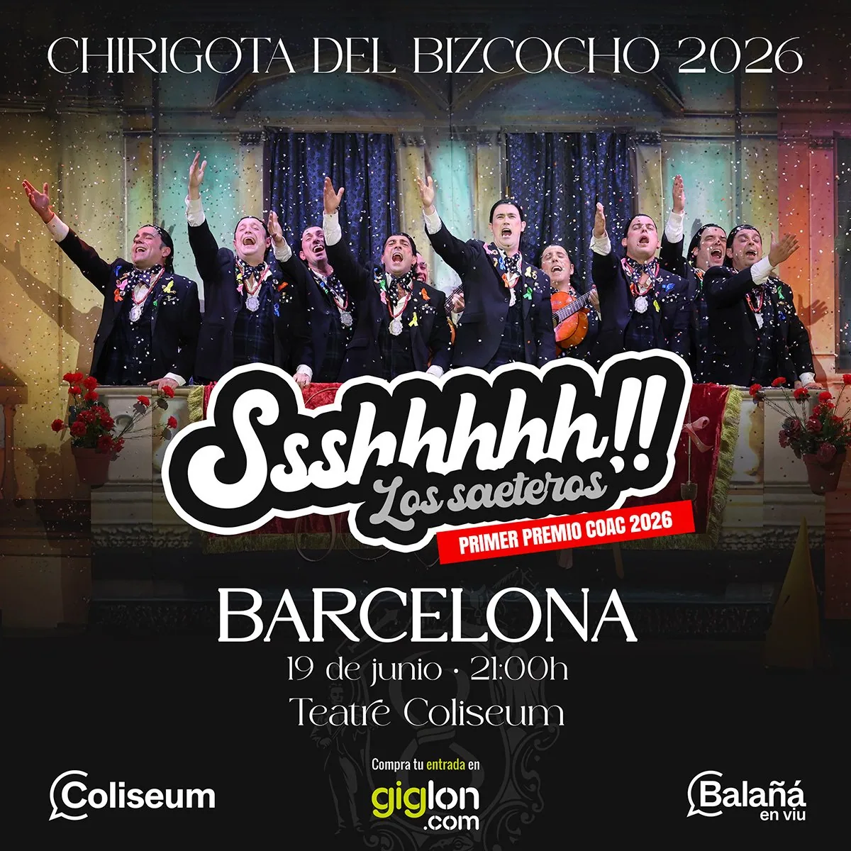 Cartel de «Ssshhhhh!!» en Barcelona