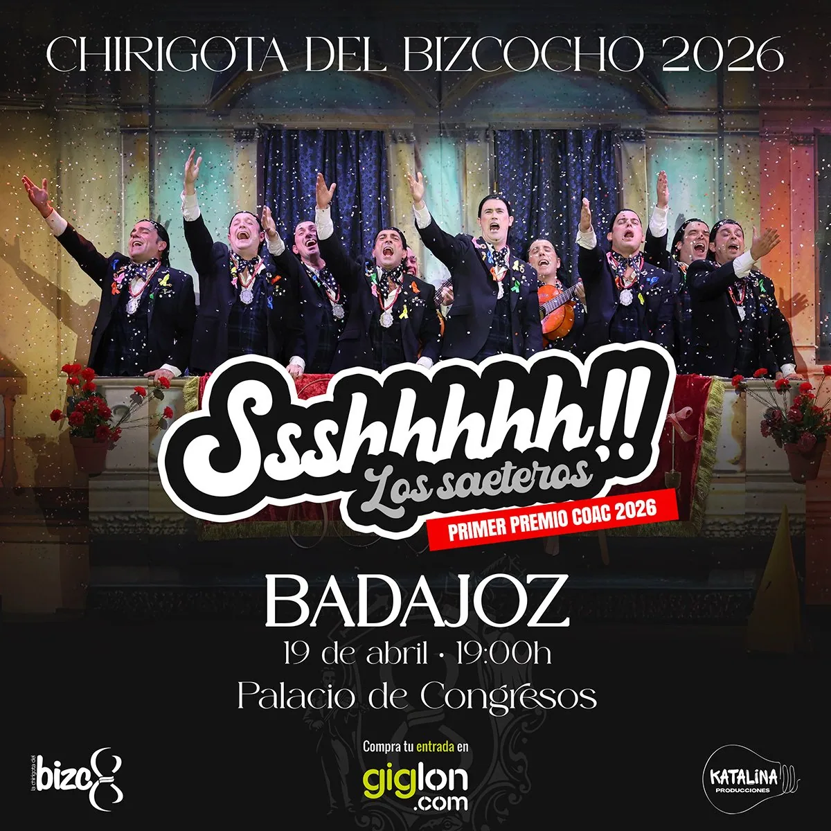 Cartel de «Ssshhhhh!!» en Badajoz