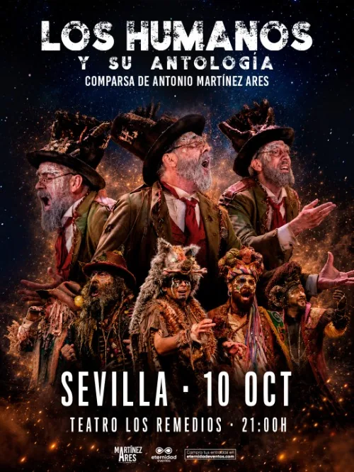 Cartel de "Los Humanos" en Sevilla
