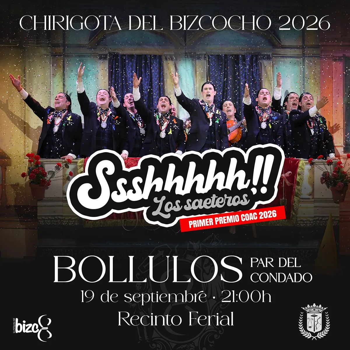 Cartel de «Ssshhhhh!!» en Bollullos Par del Condado (Huelva)