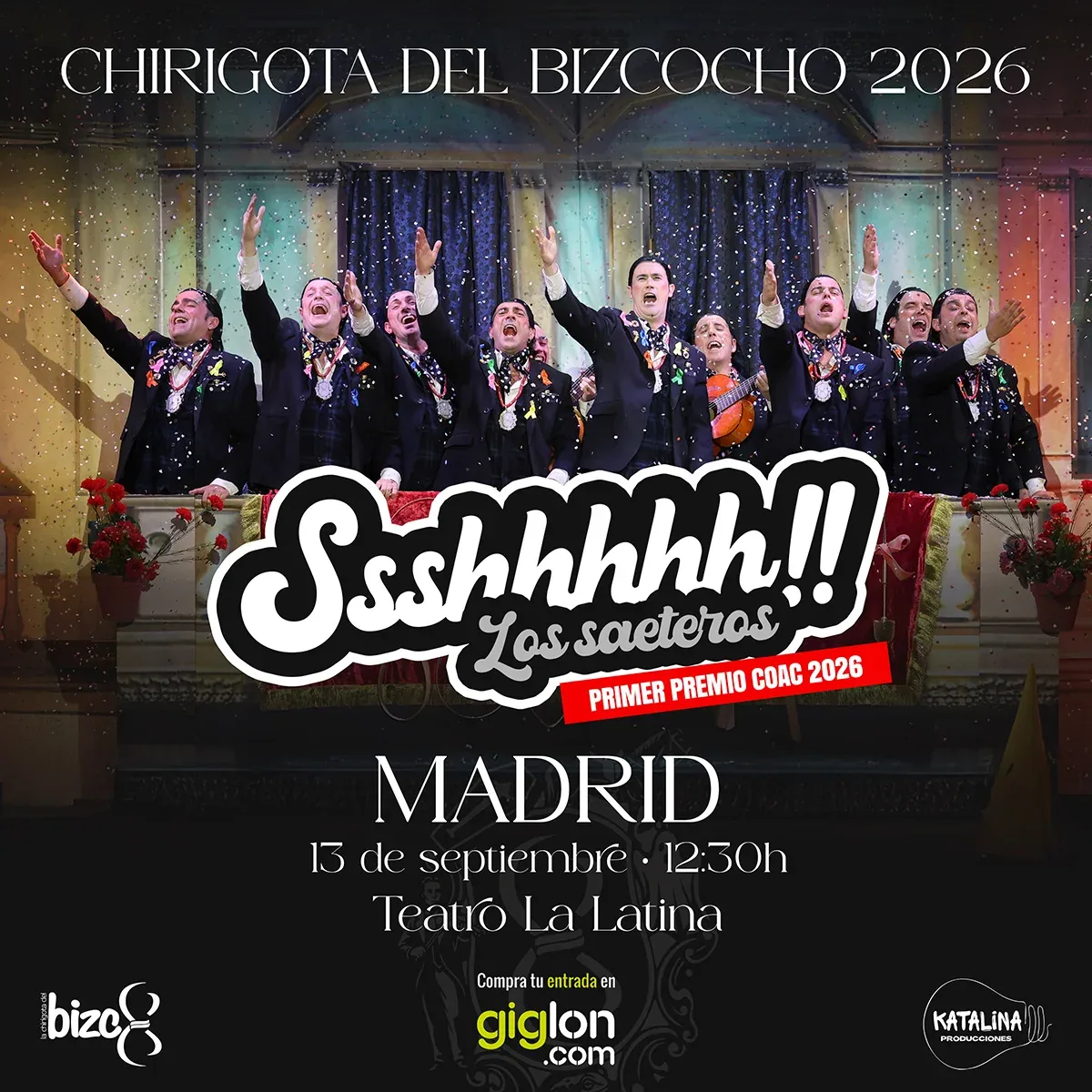 Cartel de «Ssshhhhh!!» en Madrid