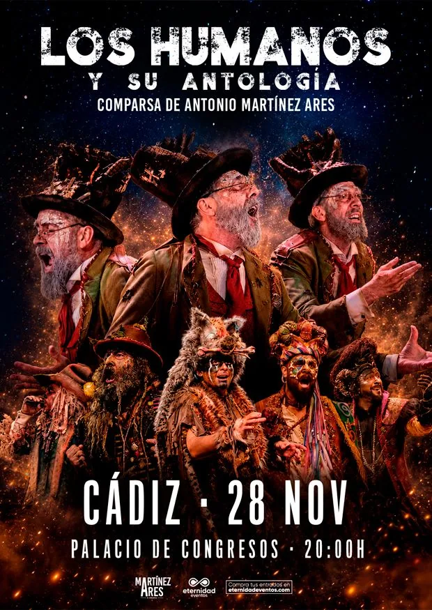 Cartel de "Los Humanos" en Cádiz