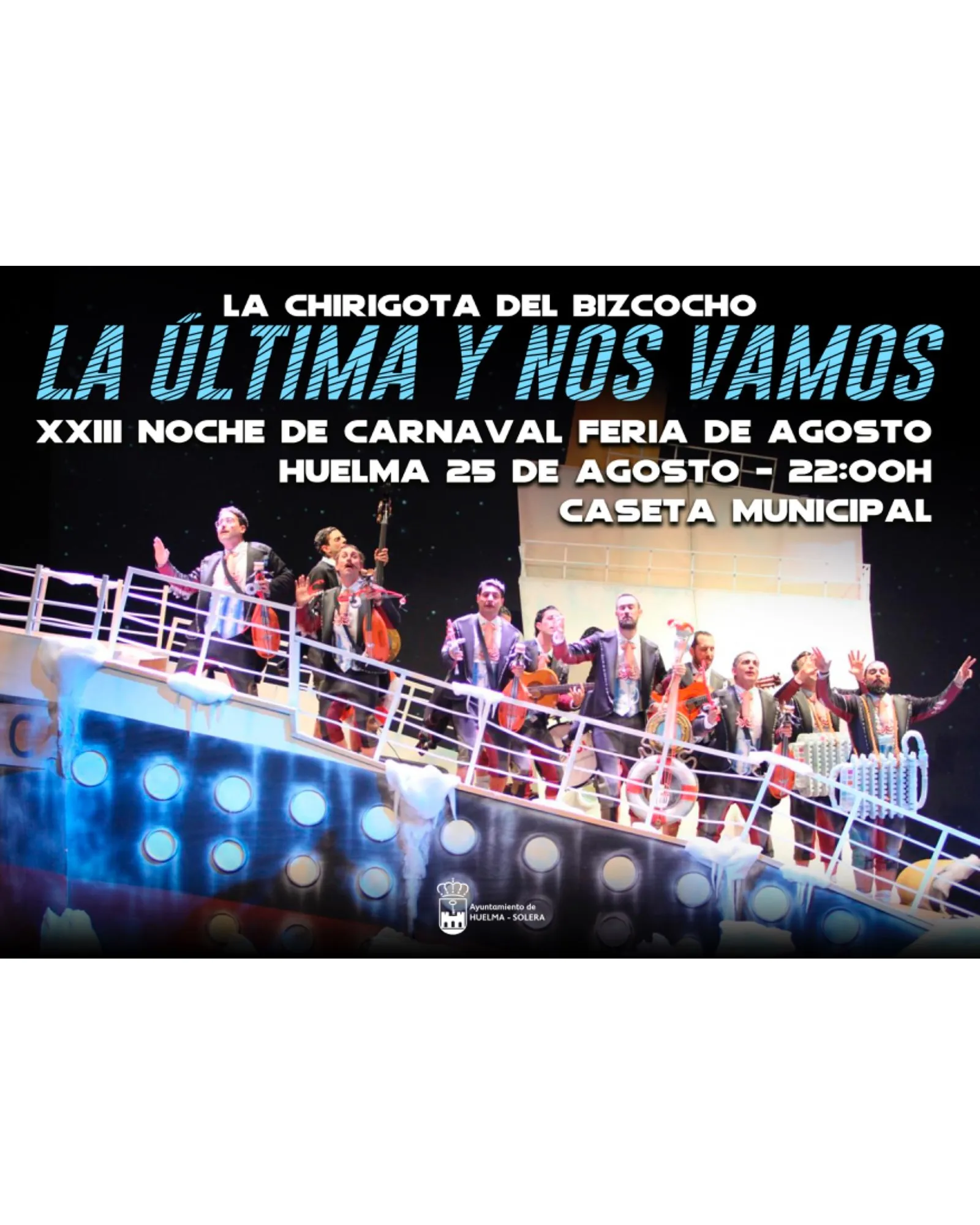 Cartel de XXII Noche de Carnaval en Huelma (Jaén)