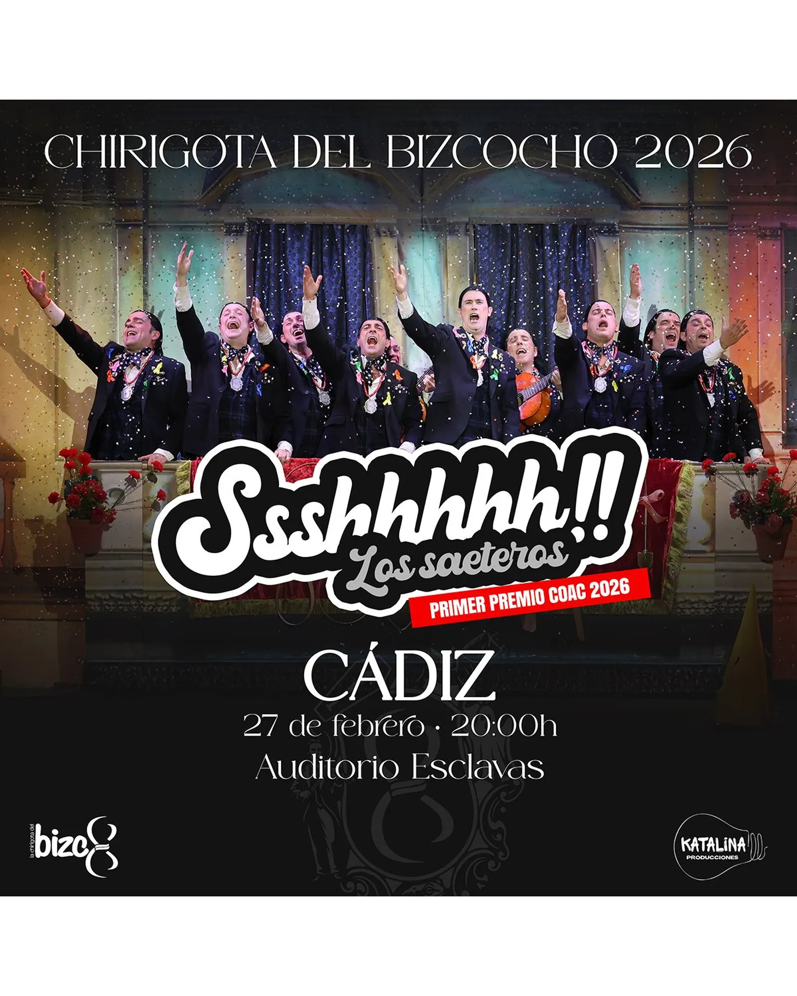 Cartel de «Ssshhhhh!!» en Cádiz