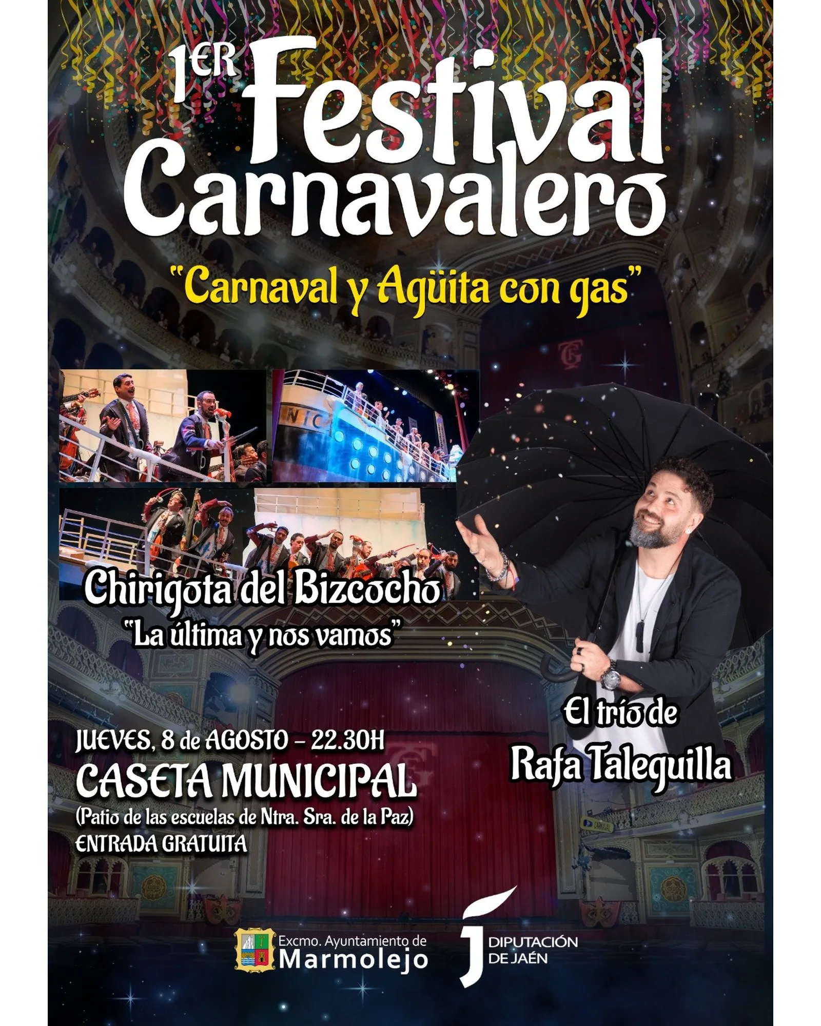 Cartel de 1er Festival Carnavalero (Marmolejo)